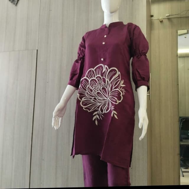 Maroon Salwar Suite