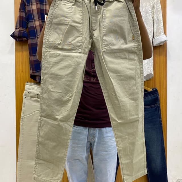 Beige Pants