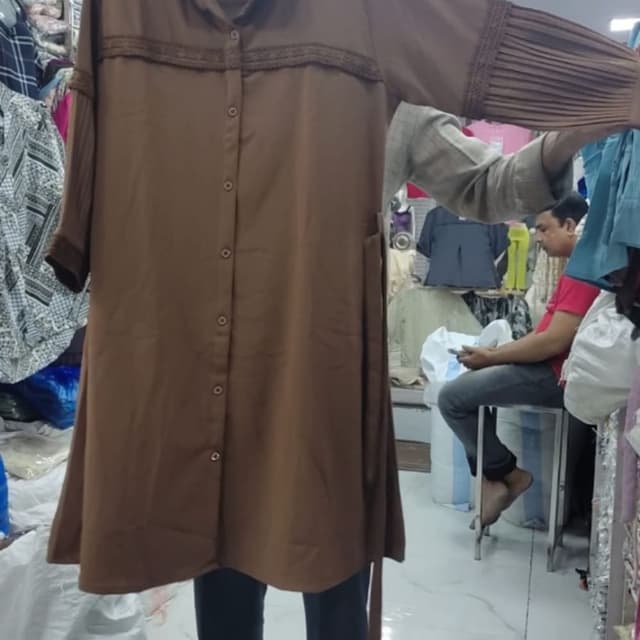 Brown Shirt Dress