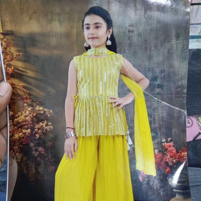 Yellow Palazzo Suit