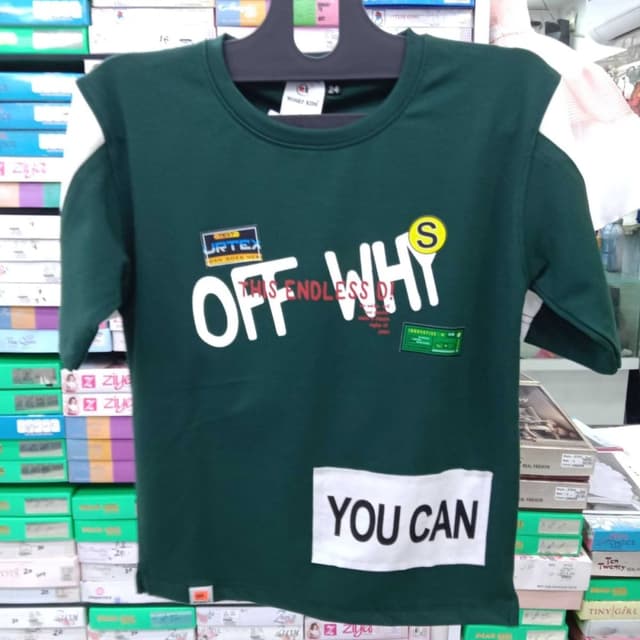 Green, White, Yellow T-shirt
