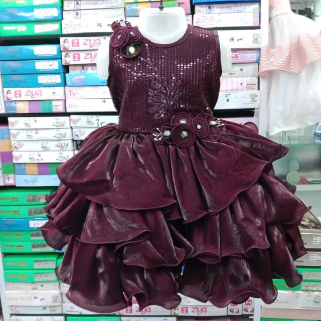 Burgundy Dress