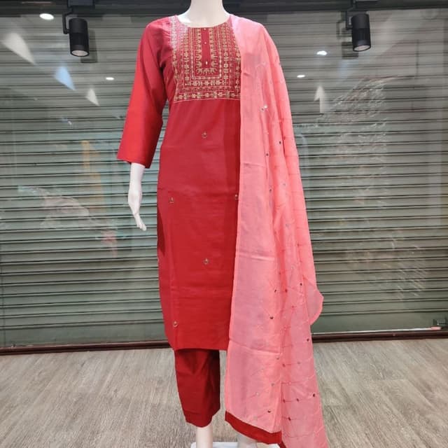 Maroon Salwar Suite