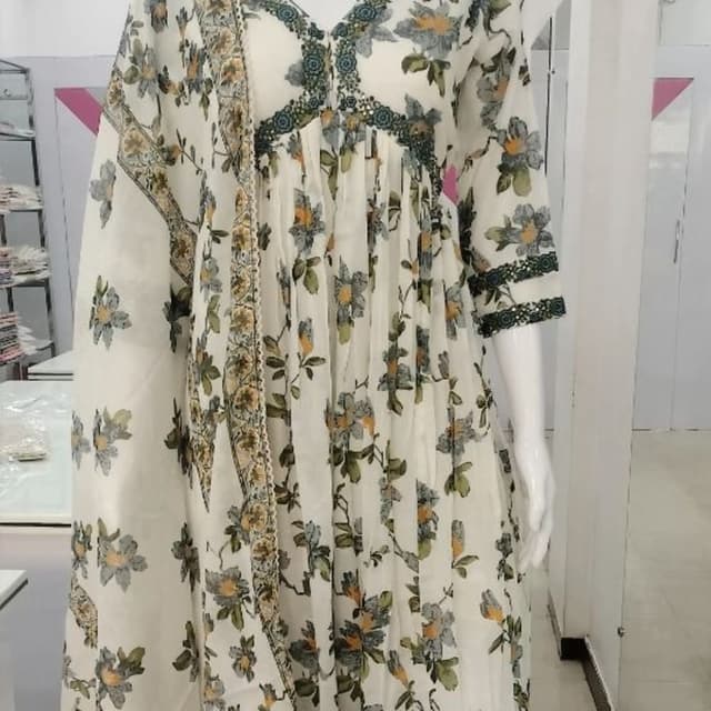 Pure malmal cotton alia-cut set