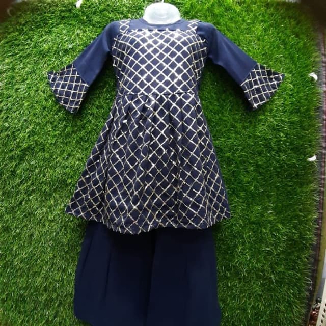 Children plazo dress