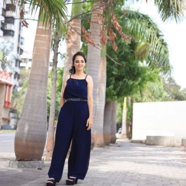 Navy Blue Jumpsuit