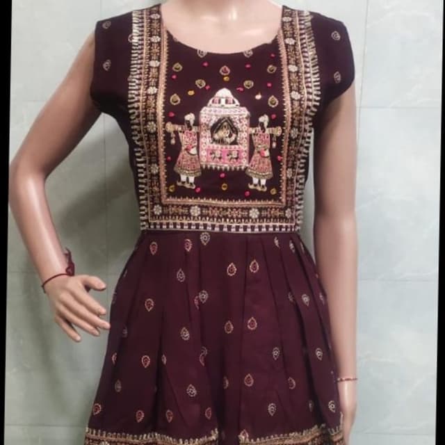 Long Kurtis dolly pettan 