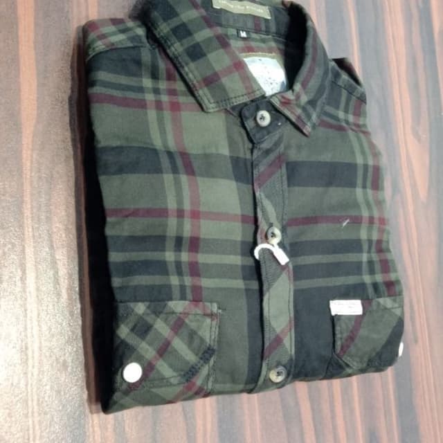 Green, Black, and Maroon Shirt