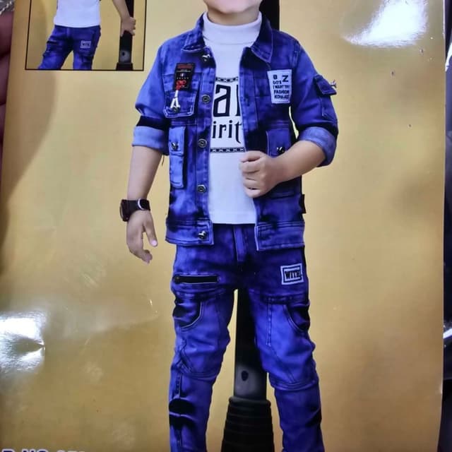 Dark Gray Black Boys Clothing