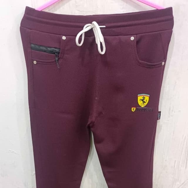 Burgundy Jogger Pants