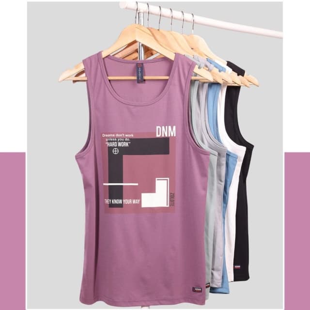 Various - Lavender, Gray, Blue, White, Black Tank Top