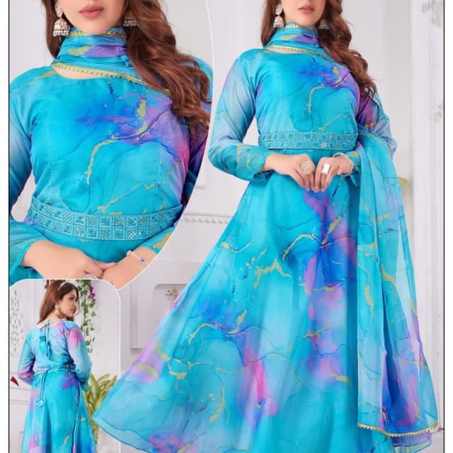 Light Blue Saree