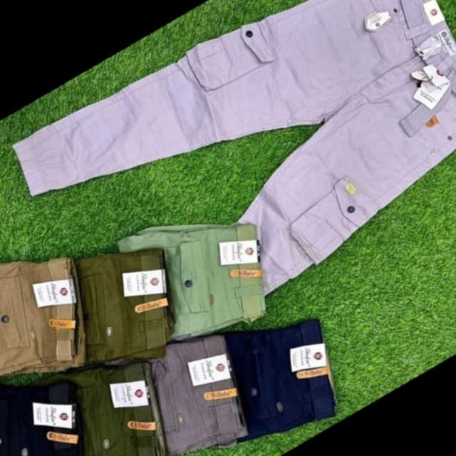 Various - Lavender, Khaki, Olive Green, Grey, and Navy Cargo Pants