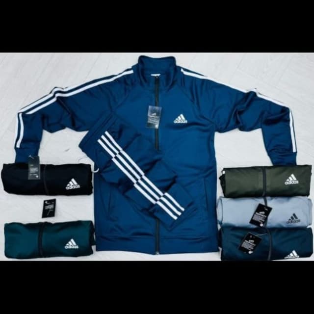 Teal, White Tracksuit