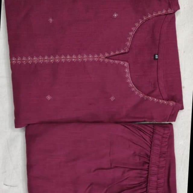 Maroon Kurta with Pants