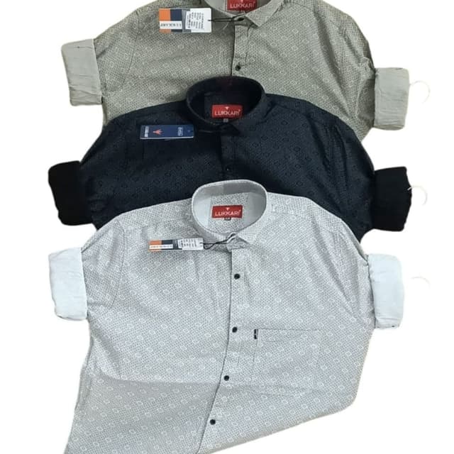 Various shades of grey, black, and white Shirt