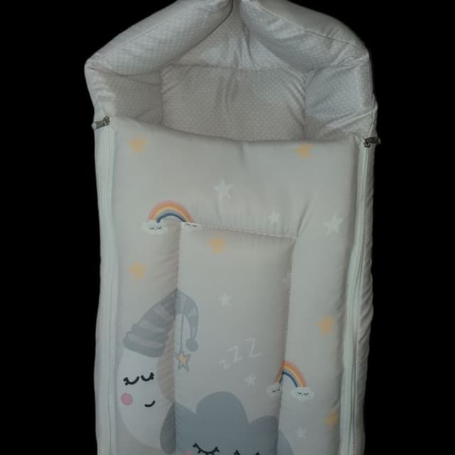 Light Gray, White, Pastel Colors (Yellow, Blue, Pink) Baby sleeping bag/Stroller Footmuff