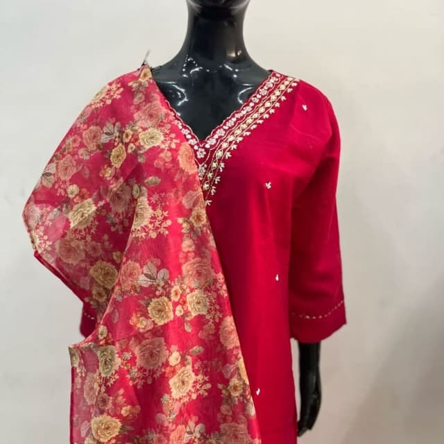 Maroon Salwar Suite