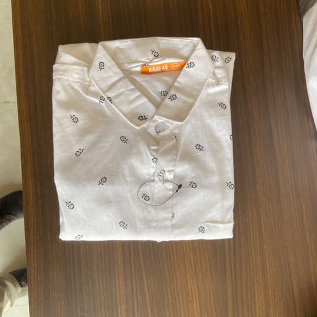 White and Black Shirt