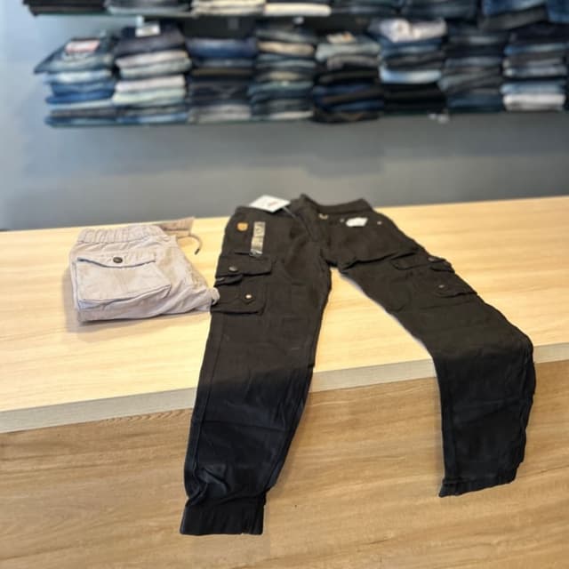 Black Cargo Pants
