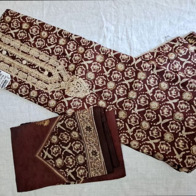 Muslin cotton partywear  dress materials 