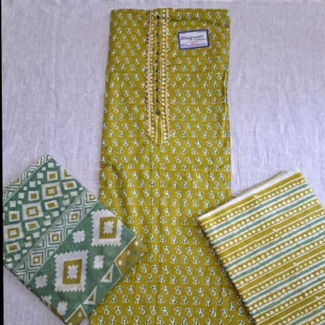 Jaipuri Cotton Dress material 