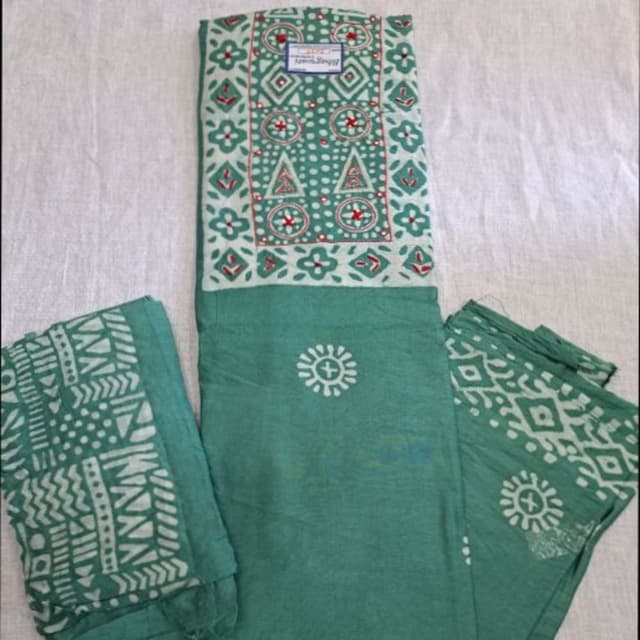 Cotton silk Dress materials