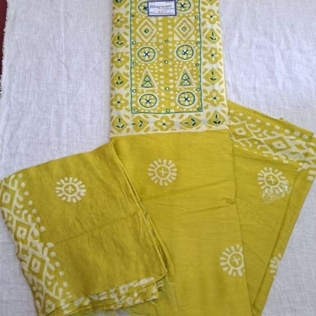 Cotton silk Dress materials