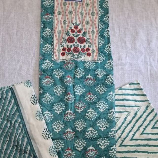 Jaipuri print cotton Dress materials 