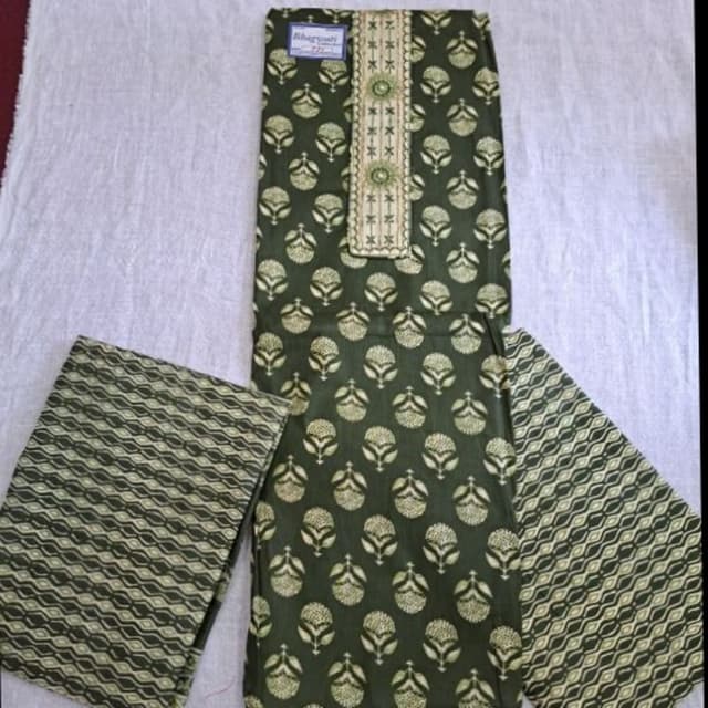 Jaipuri print cotton Dress materials 