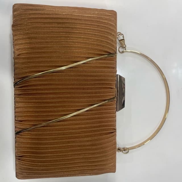 Brown and Gold Clutch