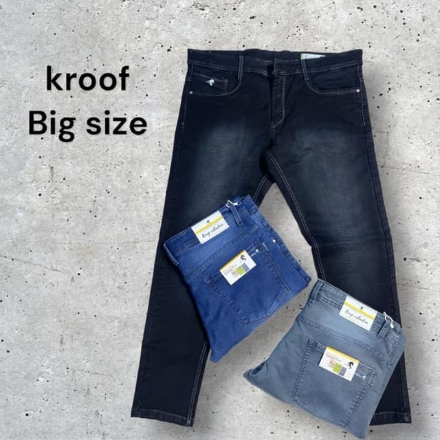 Black, Blue, Light Blue Jeans