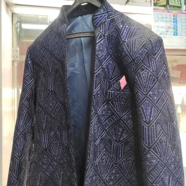 Navy blue and light purple Jacket
