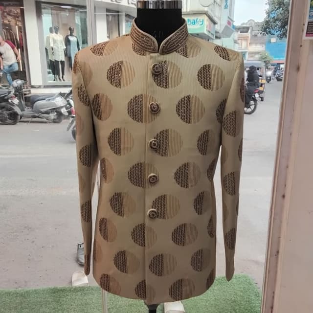 Beige and Brown Jacket