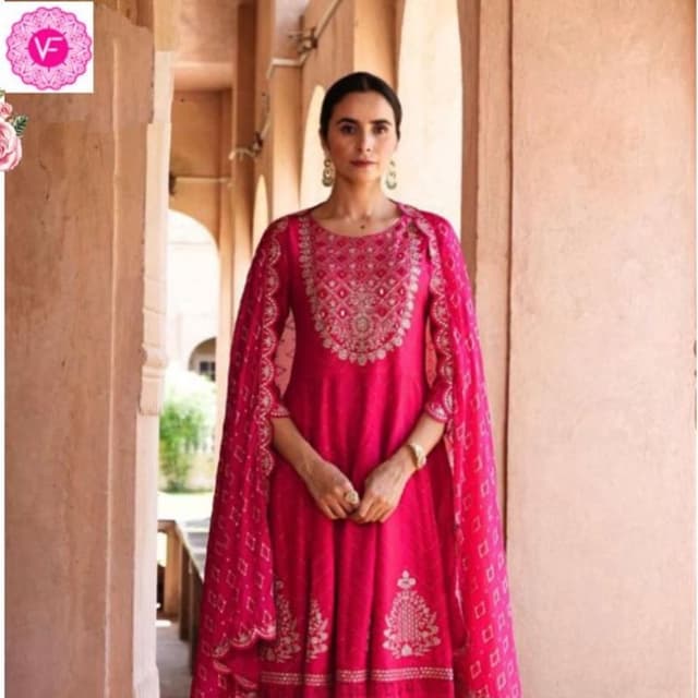 Maroon Salwar Suite