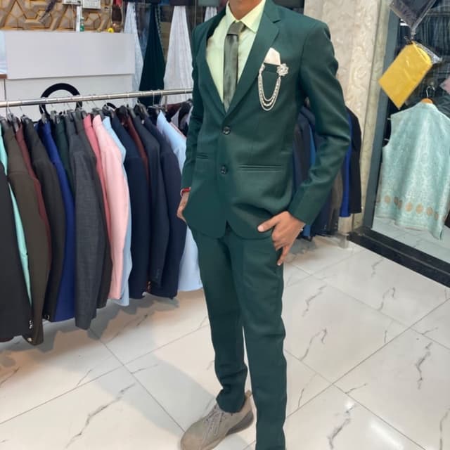 Dark Green Suit