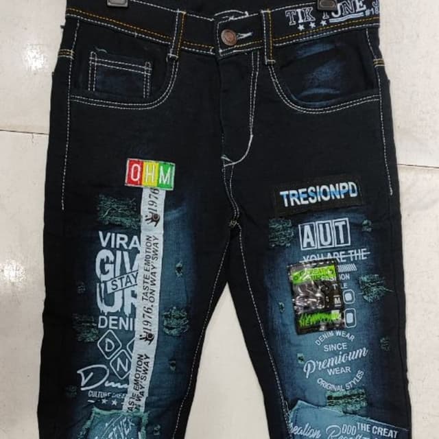 Navy Blue funky jeans 