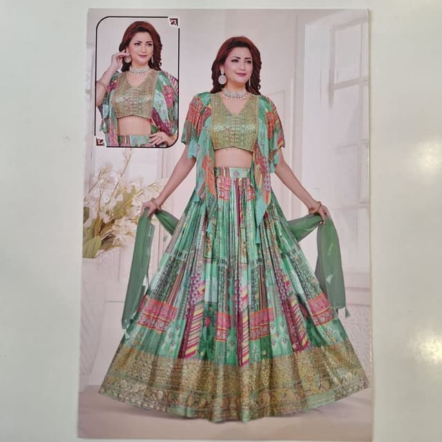 Light Green Lehenga