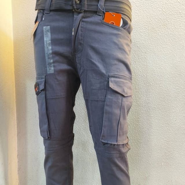 Gray Cargo Pants