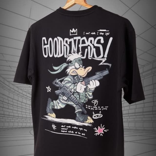 Down Shoulder T shirt 