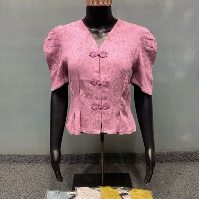 Pink with brown flecks Blouse
