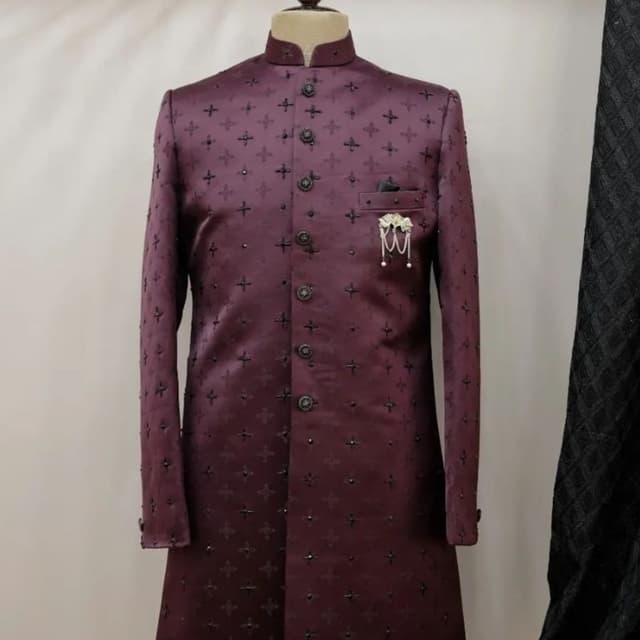 Maroon Bandhgala