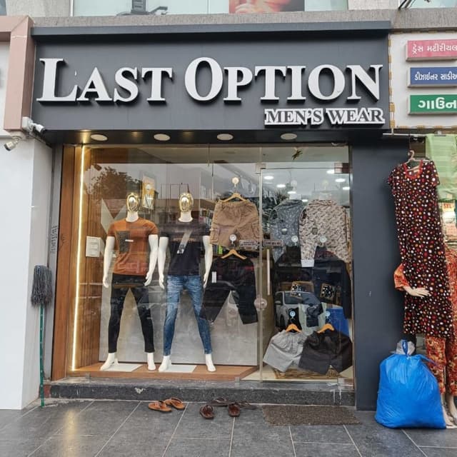 LAST OPTION Men's wear