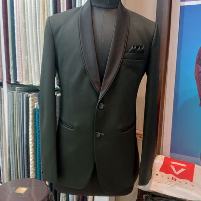 Dark Green and Black Jacket