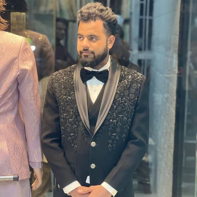 Black, Silver Suit