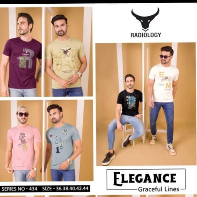 Various - includes burgundy, olive green, black, white, light pink, and light blue. T-shirts