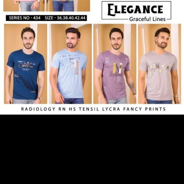 Various - Navy Blue, Light Blue, Lavender, and Gray T-shirts