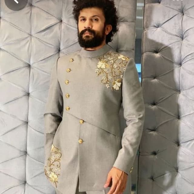 Gray and Gold Jacket