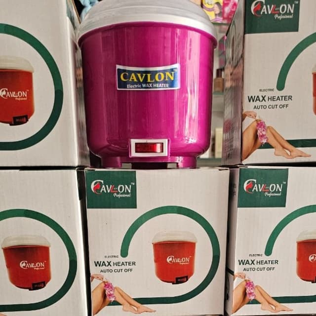 Pink, White Wax Heater