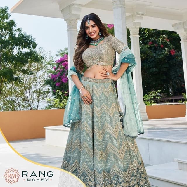 Light Green Lehenga